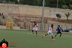 Luka Mdzevashvili, autore del secondo gol biancorosso contro l'Audax