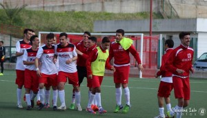 Lesultanza dopo il primo gol di Genoese contro la Laureanese 