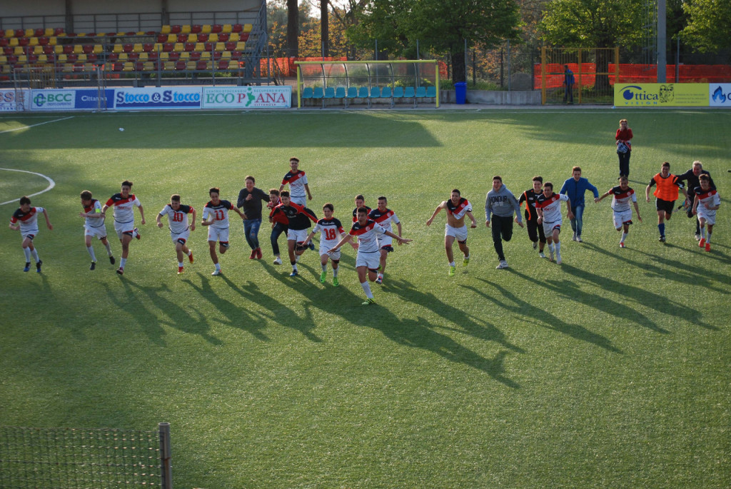 Bocale ADMO Allievi spareggio esultanza finale