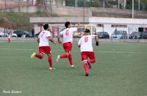 Bocale-Gallico Catona 1-0 esultanza Brancati