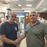 Mister Francesco Tosti con il DS Nino Cogliandro