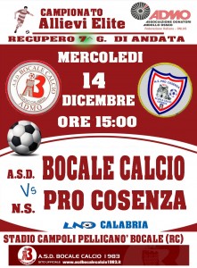 Locandina Bocale-Pro Cosenza