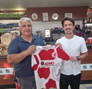 Tomas Urruty con il direttore sportivo Nino Cogliandro