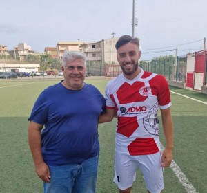 Domenico Nemia con il ds Nino Cogliandro